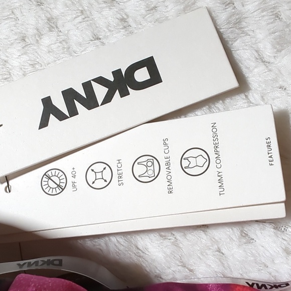 DKNY Tummy Compression Halterneck One Piece Swimsuit - Picture 4 of 8